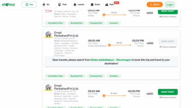 Emad Paribahan online ticket price and booking