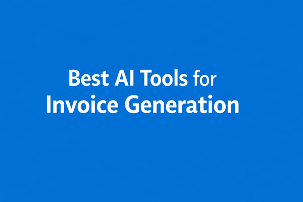 Best AI Tools for Invoice Generation for Faster Billing