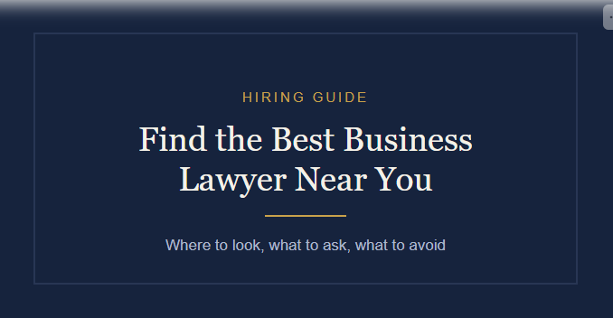 business lawyer near you